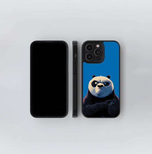 Grumpy Po the Panda Glass Case