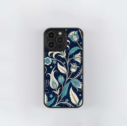 Autumn Floral Tapestry Glass Case