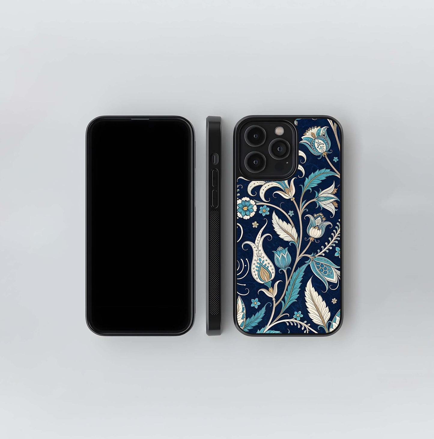 Autumn Floral Tapestry Glass Case