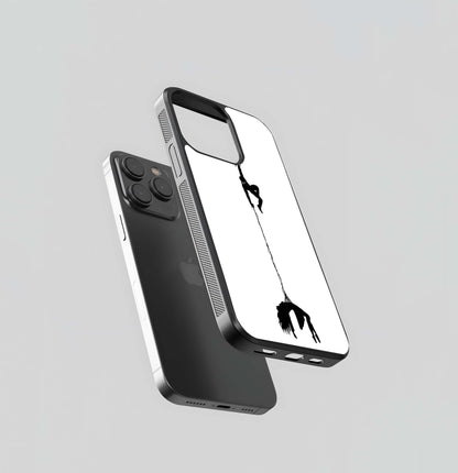 Hanging Between Life & Death Glass Case