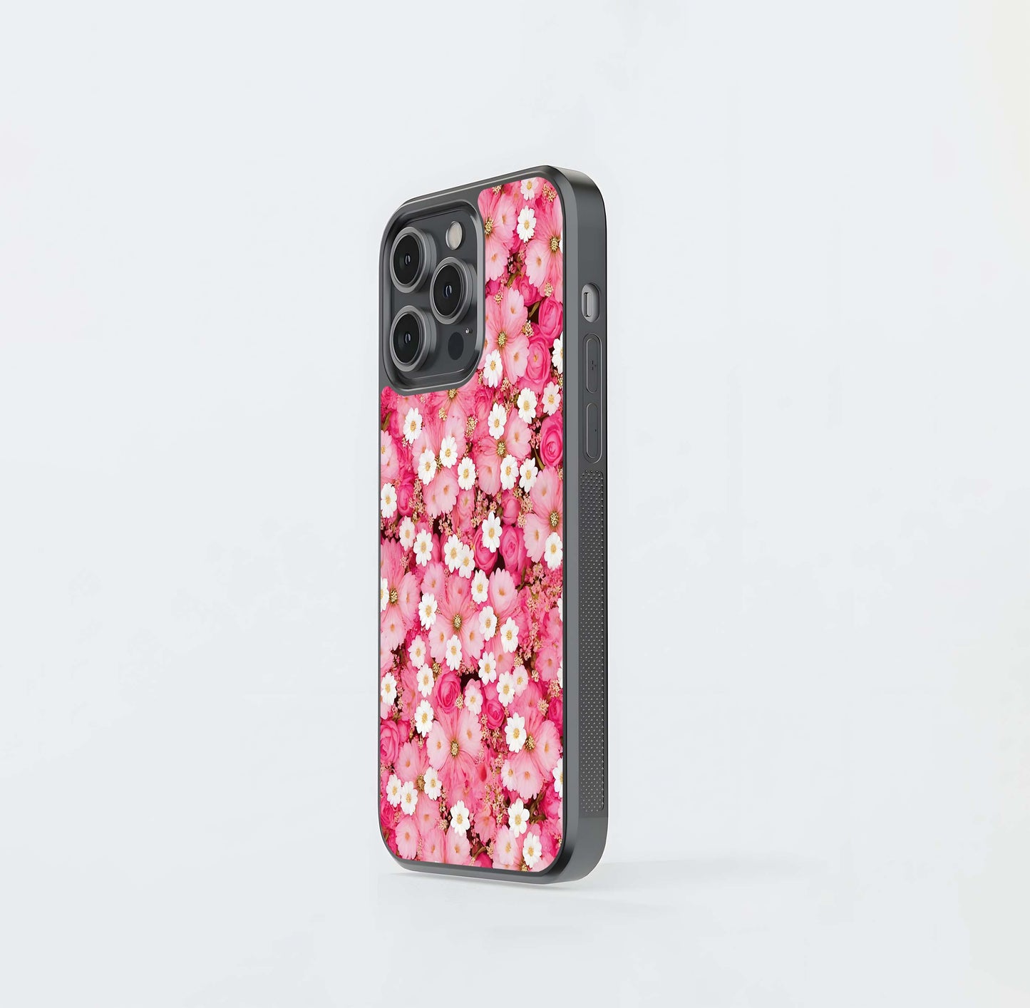 Pink Daisy Bliss Glass Case