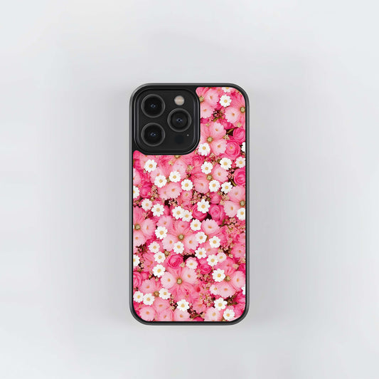 Pink Daisy Bliss Glass Case