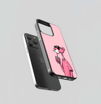 Pink Panther Glass Case