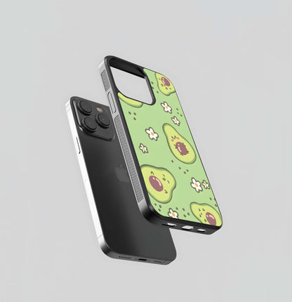 Avocados Bloom Glass Case