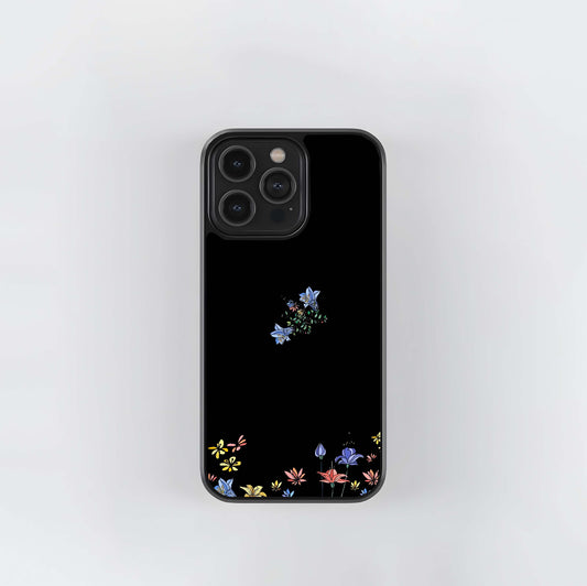 Scattered Flower Pop Glass Case