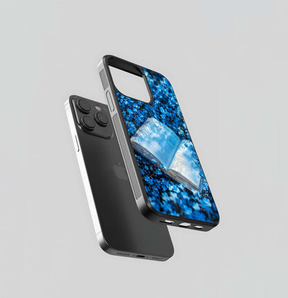 Blue Bloom Tales Glass Case
