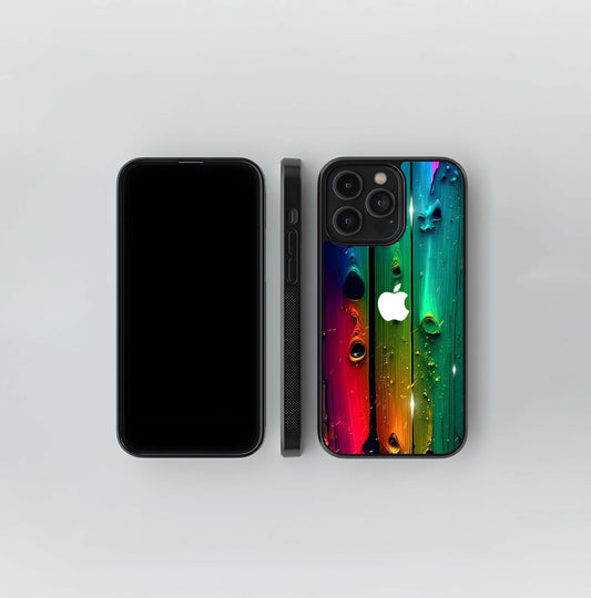 Rainbow Apple Spectrum Glass Case