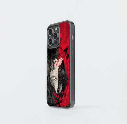 Duality of Wolves Glass Case
