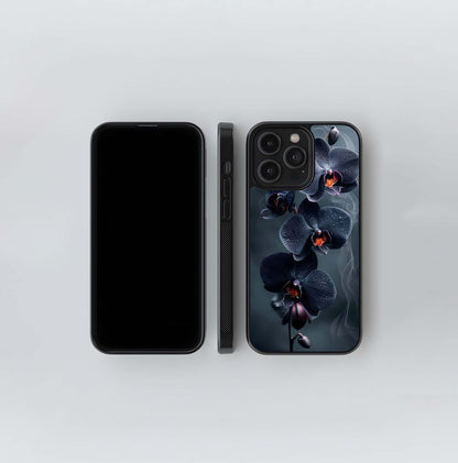 Midnight Orchid Mist Glass Case