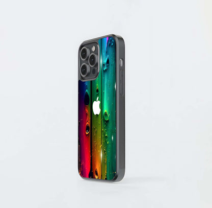 Rainbow Apple Spectrum Glass Case