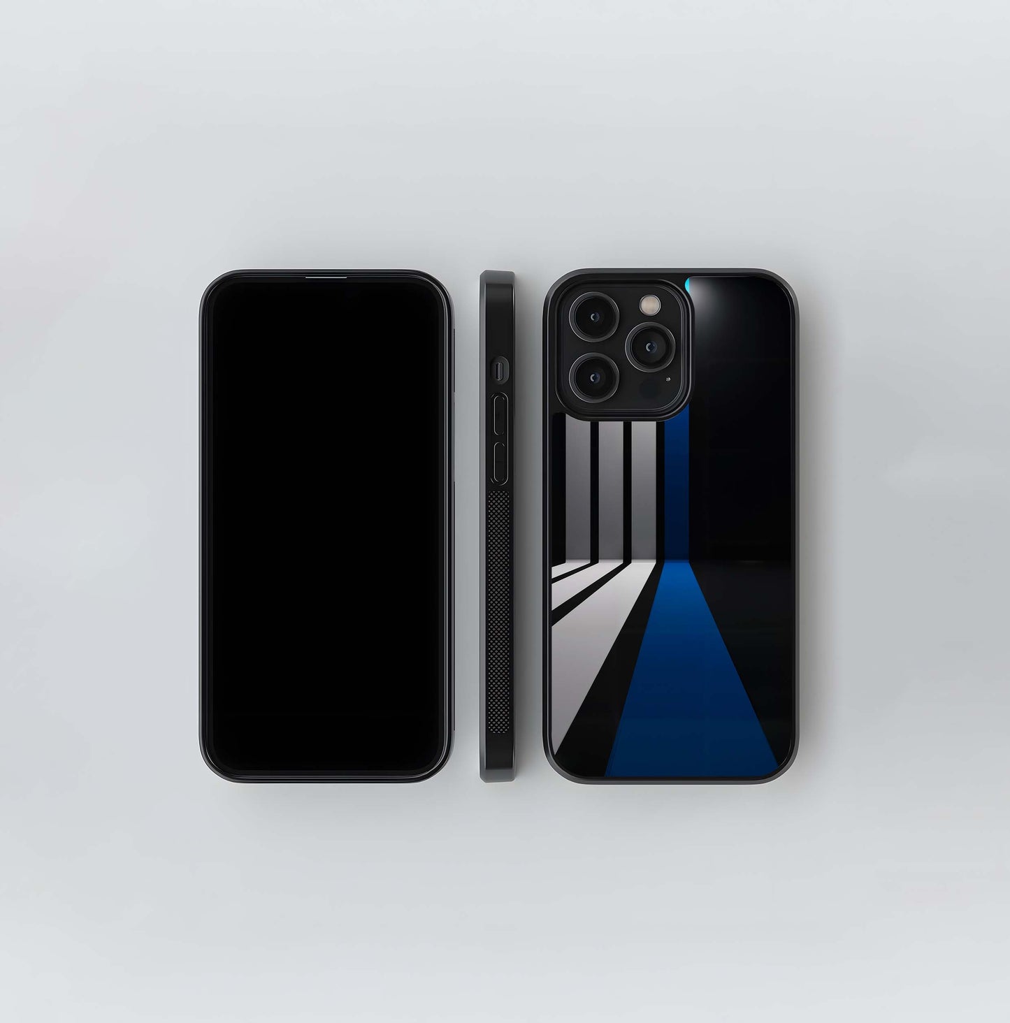 Blue Light Passage Glass Case