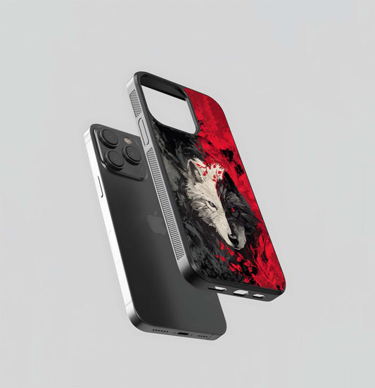 Duality of Wolves Glass Case