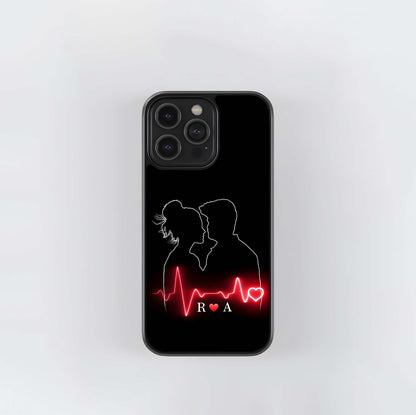 Glow Line Romance (R & A) Glass Case