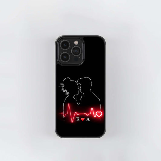 Glow Line Romance (R & A) Glass Case