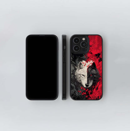 Duality of Wolves Glass Case
