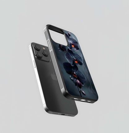 Midnight Orchid Mist Glass Case