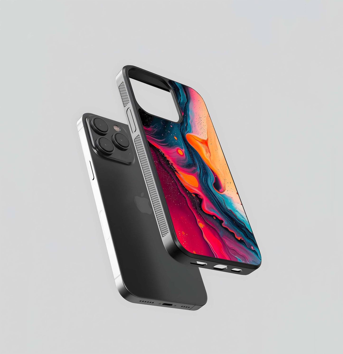 Cosmic Liquid Flow Glass Case