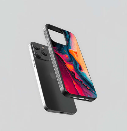 Cosmic Liquid Flow Glass Case