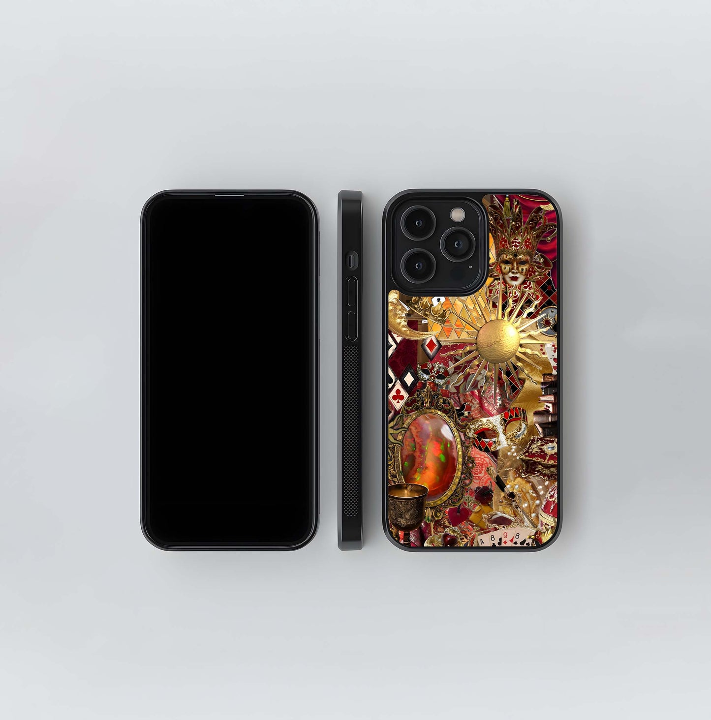 Regal Masquerade Glass Case