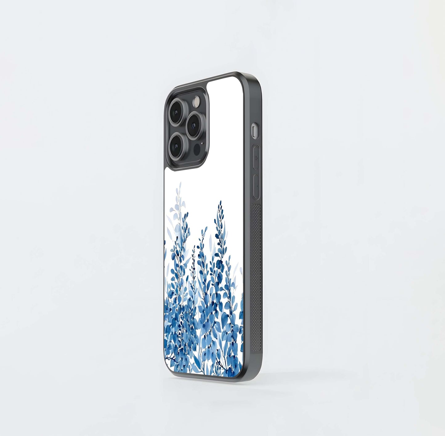 Azure Garden Dreams Glass Case