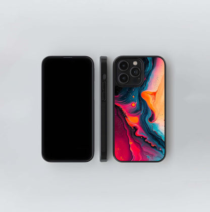 Cosmic Liquid Flow Glass Case