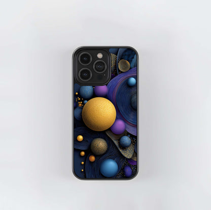 Cosmic Orb Swirl Glass Case