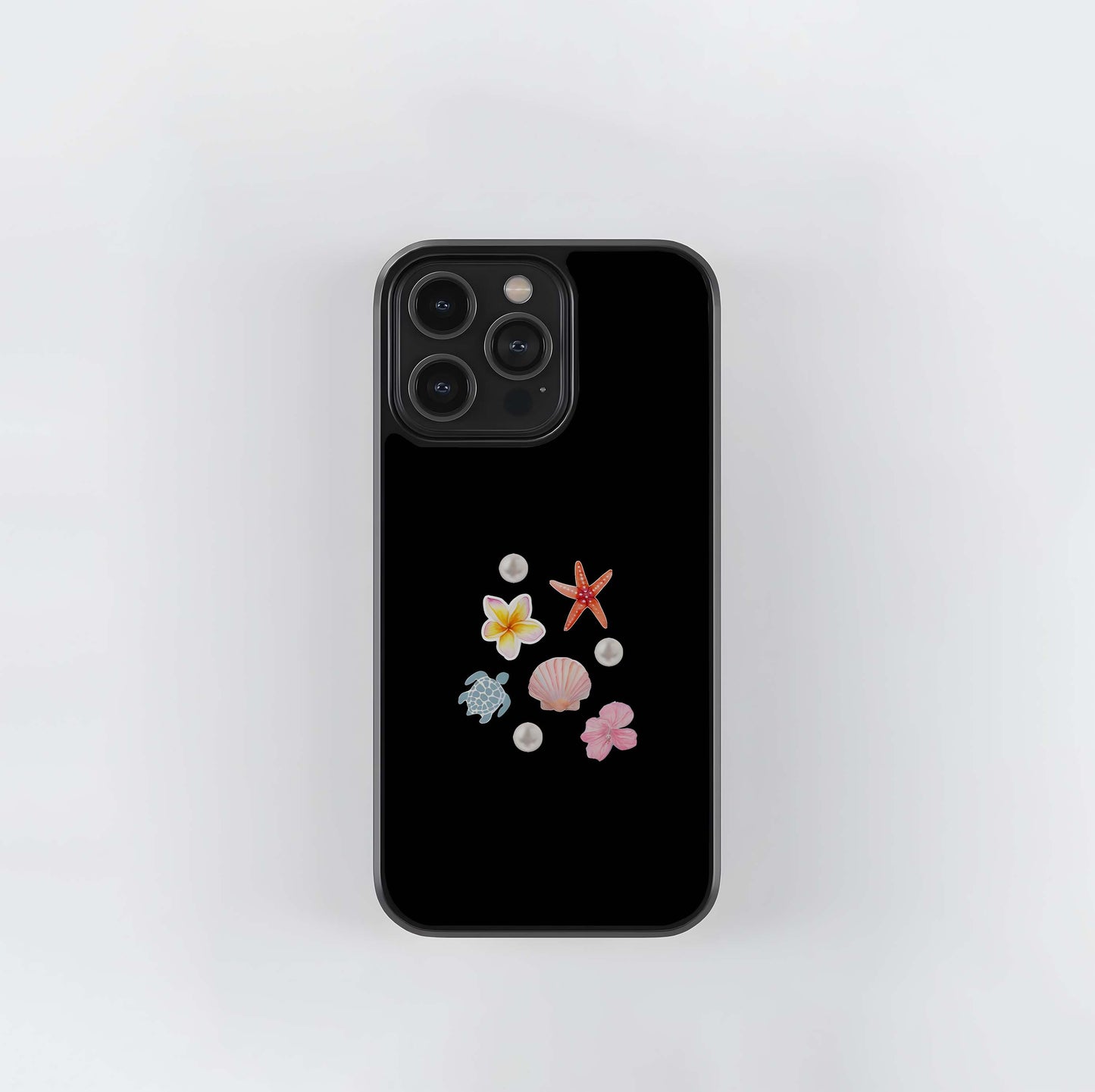 Tropical Pearl Vibes Glass Case