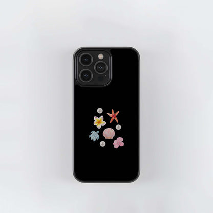 Tropical Pearl Vibes Glass Case