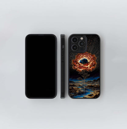 Rose Bloom Earth Glass Case