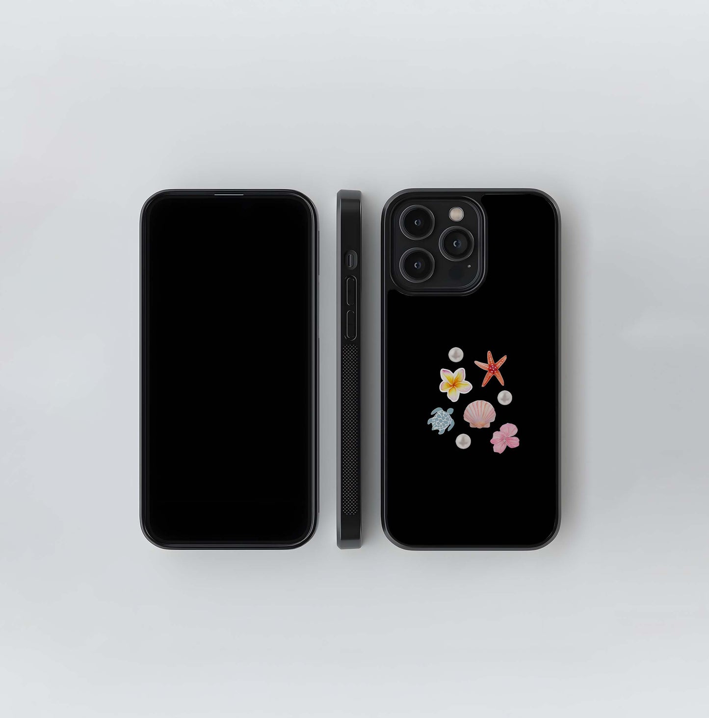 Tropical Pearl Vibes Glass Case