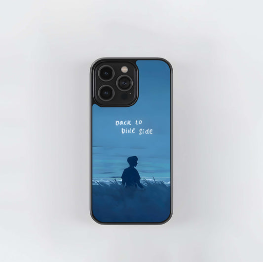 Back To Blus Side Quote Glass Case