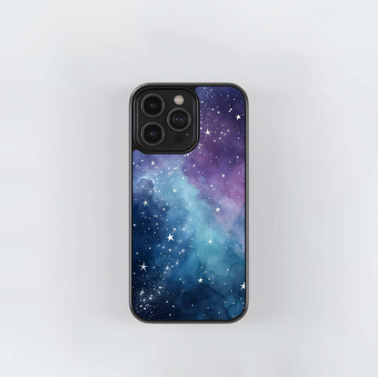 Cosmic Tide Watercolor Glass Case