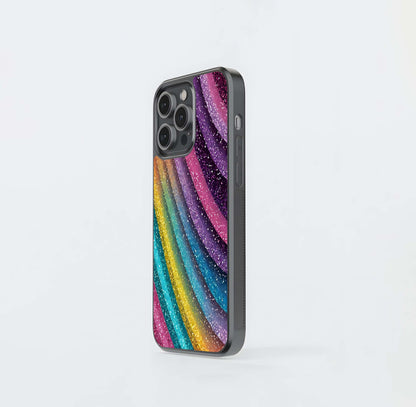 Cosmic Waves Glass Case