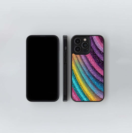 Cosmic Waves Glass Case
