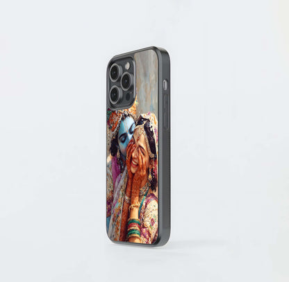 Radha Krishna Love Glass Case