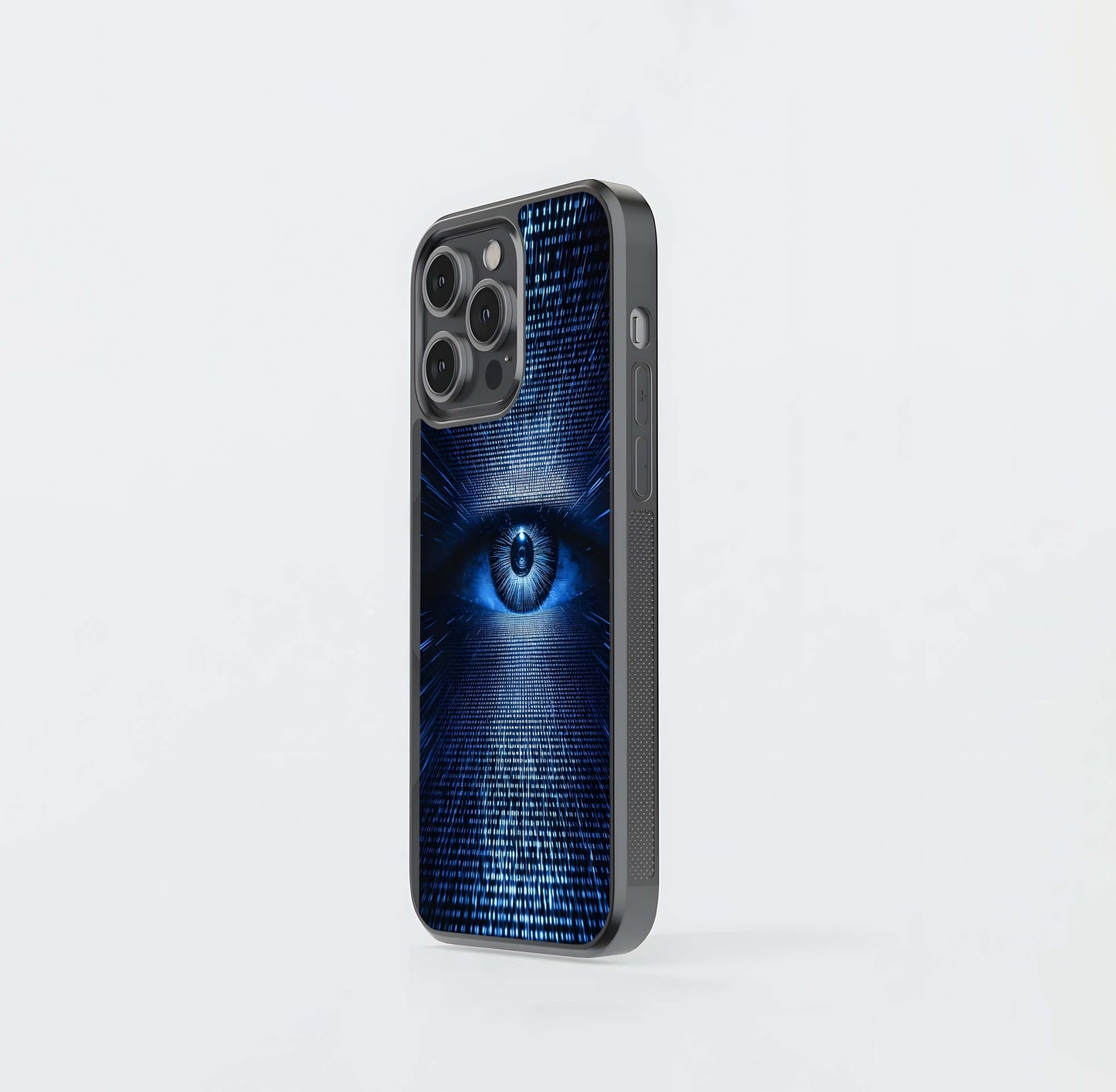 Binary Code Digital Eye Glass Case