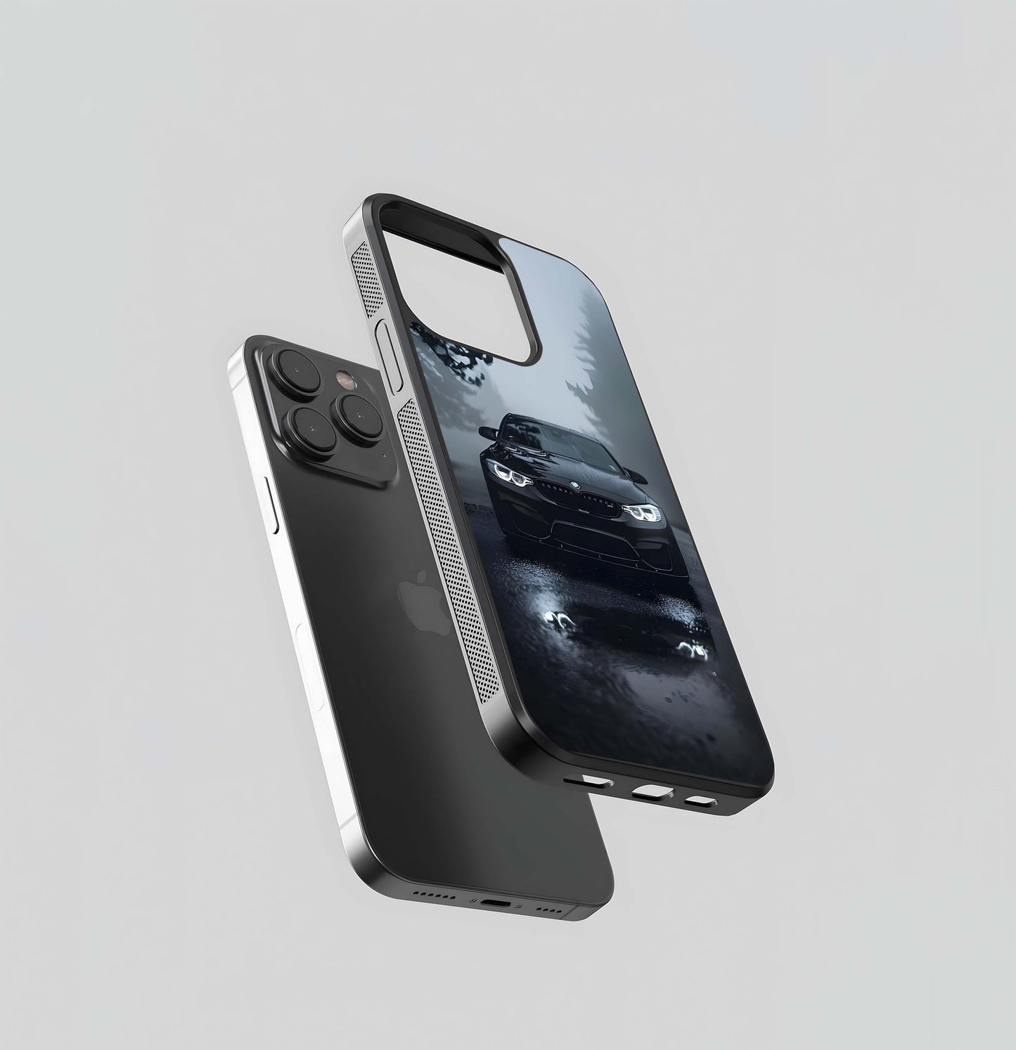 BMW M4 in Foggy Forest Glass Case