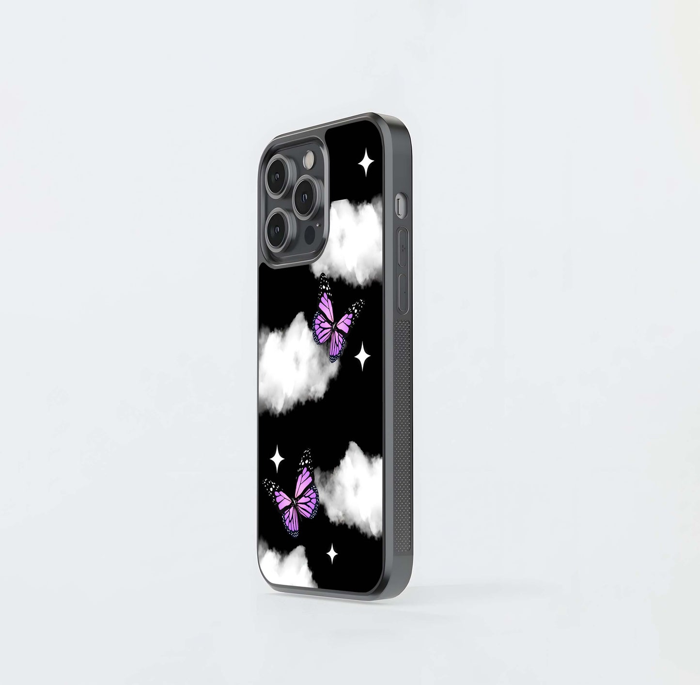 Butterfly Night Drift Glass Case
