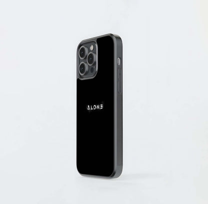 Alone by Choice Glass Case