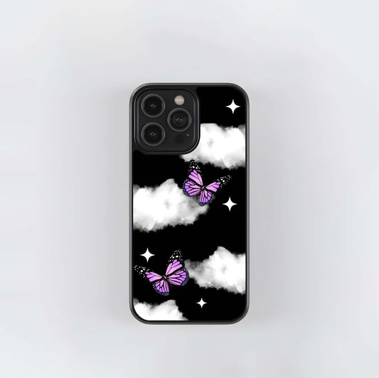 Butterfly Night Drift Glass Case