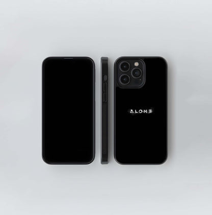 Alone by Choice Glass Case