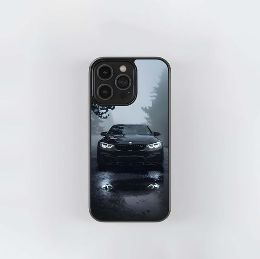 BMW M4 in Foggy Forest Glass Case