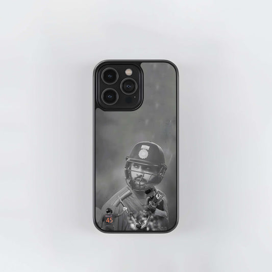 Monochromatic Cricket Tribute Glass Case