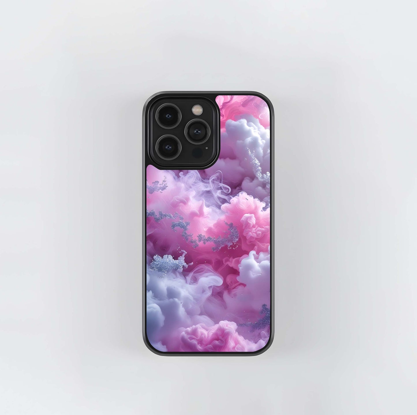 Cotton Candy Sparkle Glass Case