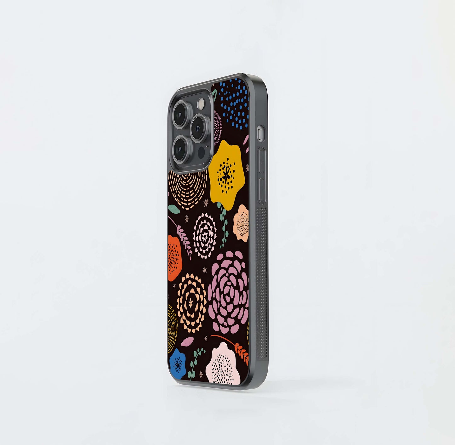 Retro Bloom Vibes Glass Case