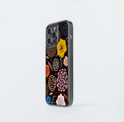 Retro Bloom Vibes Glass Case