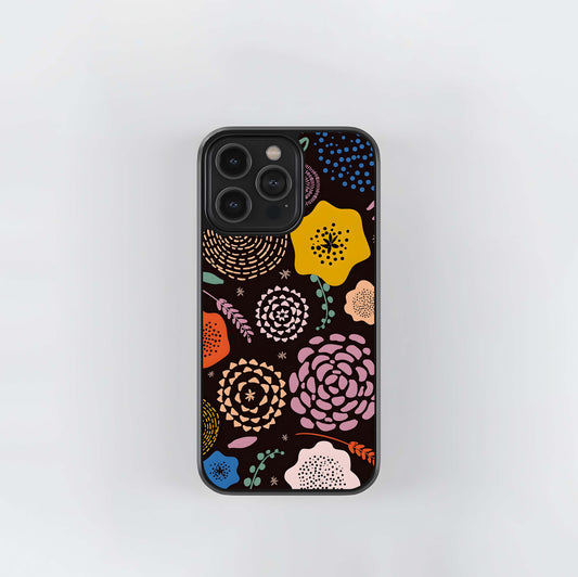Retro Bloom Vibes Glass Case