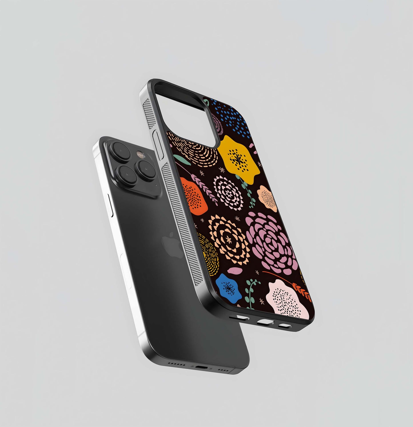 Retro Bloom Vibes Glass Case