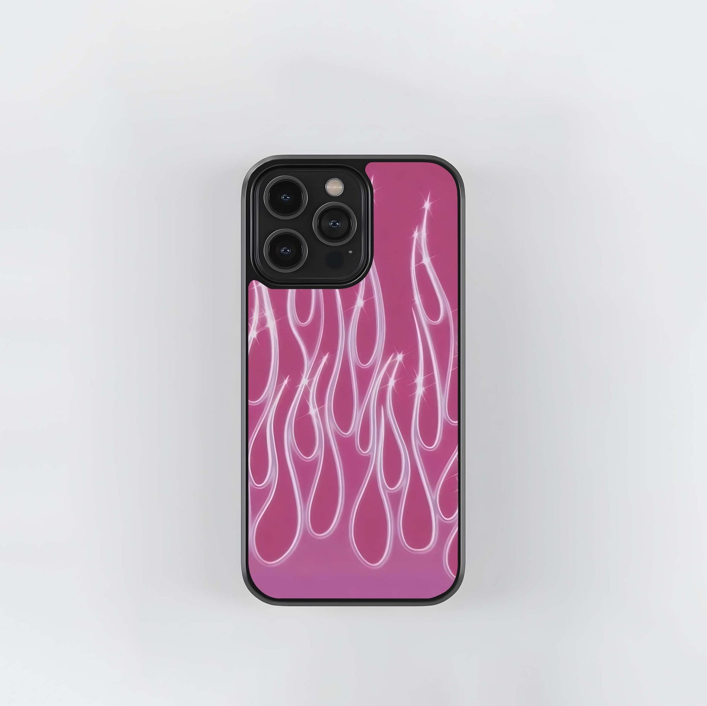 Barbie Fire Mood Glass Case