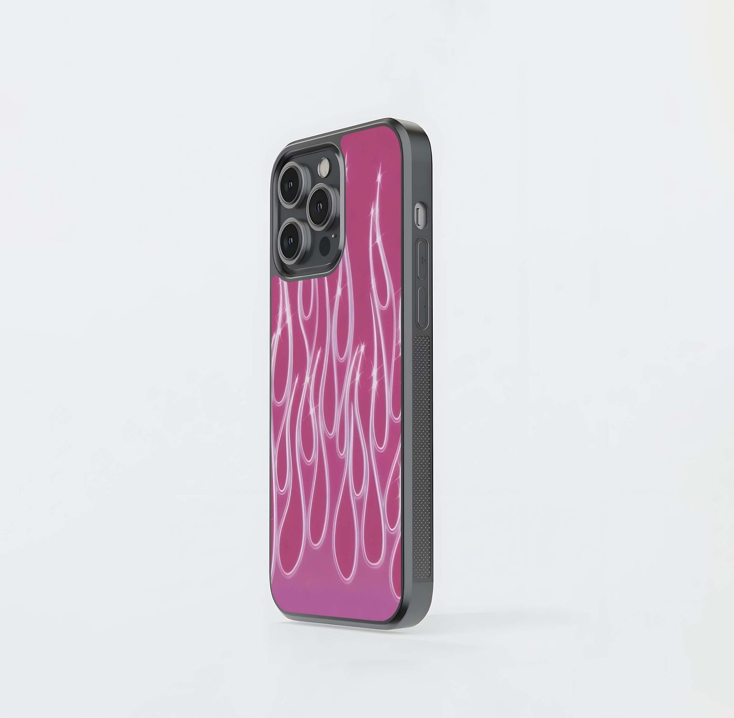 Barbie Fire Mood Glass Case